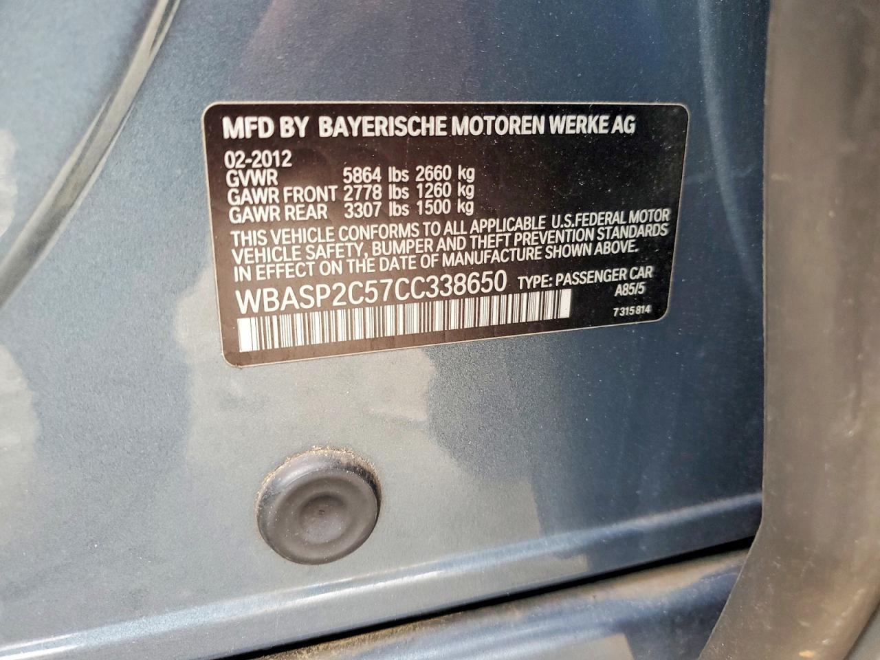 2012 BMW 535 Xigt