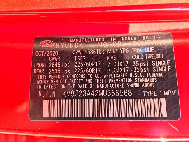 2021 Hyundai Tucson se