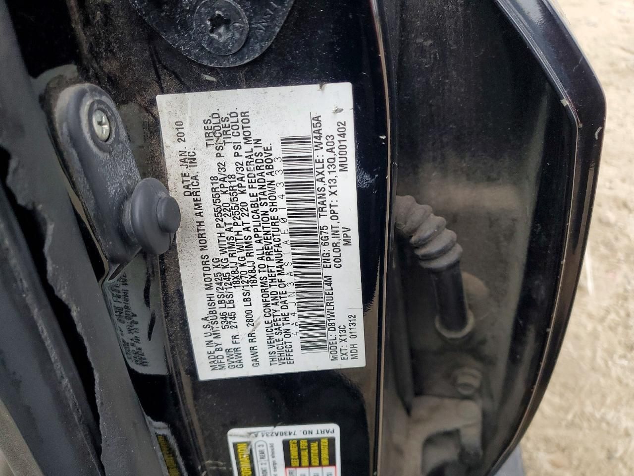 2010 Mitsubishi Endeavor se