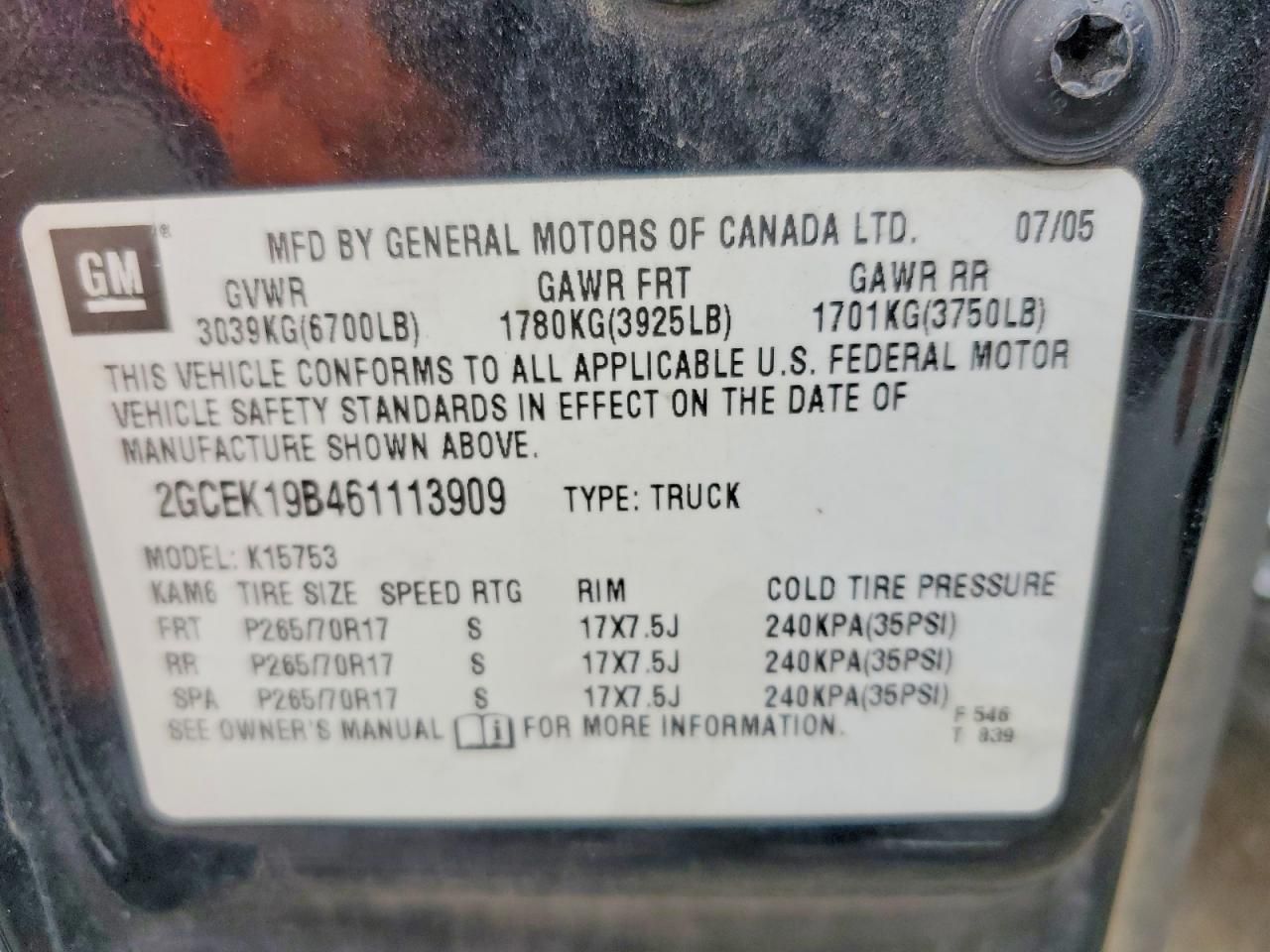 2006 Chevrolet Silverado K1500