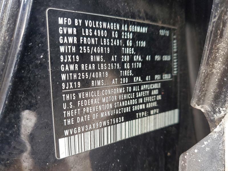 2013 Volkswagen Tiguan s
