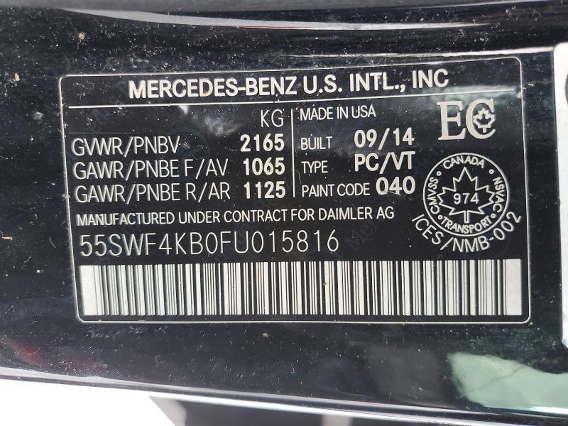 2015 Mercedes-Benz C 300 4matic