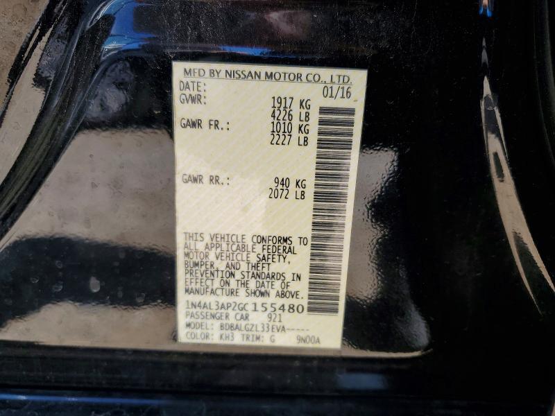 2016 Nissan Altima 2.5 s