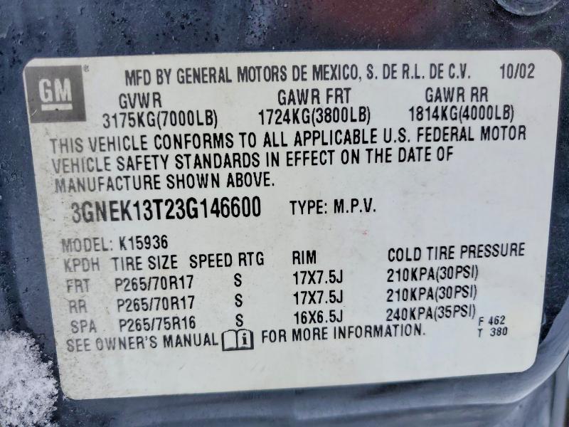 2003 Chevrolet Avalanche K1500