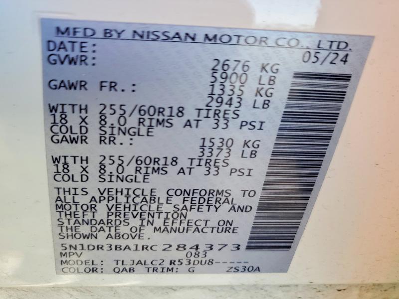 2024 Nissan Pathfinder sv