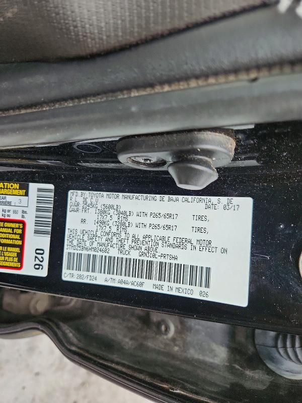 2017 Toyota Tacoma Double Cab