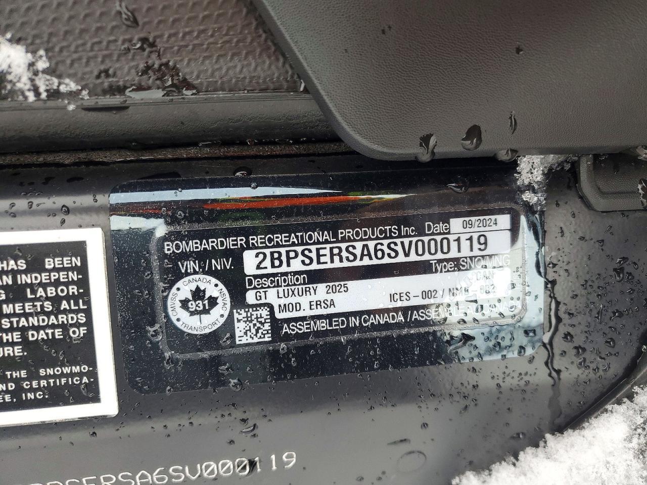 2025 Skidoo Grand Touring LE 900 ACE Turbo