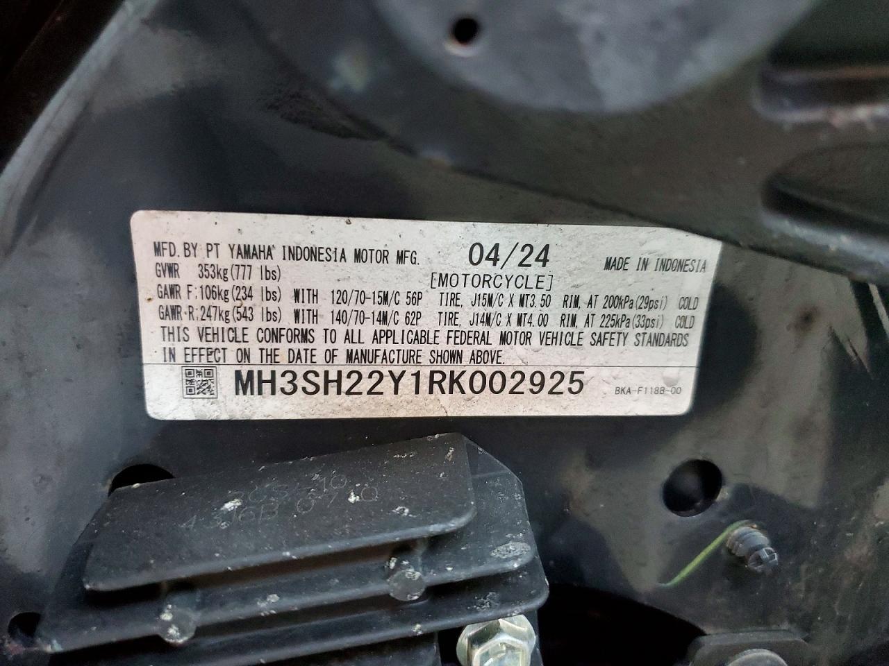 2024 Yamaha CZD300 A