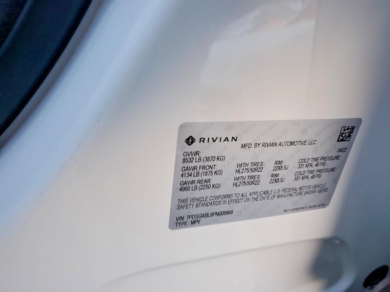 2023 Rivian R1S Launch Edition