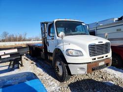 Salvage trucks for sale at Appleton, WI auction: 2014 Freightliner Business Class M2 Flatbed Truck