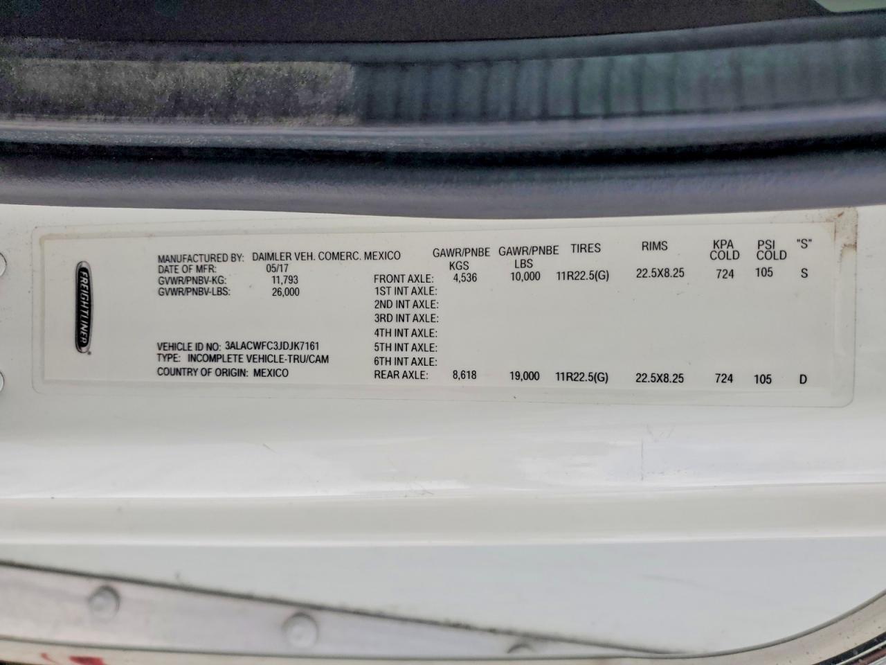 2018 Freightliner Busines Class M2 BOX Truck