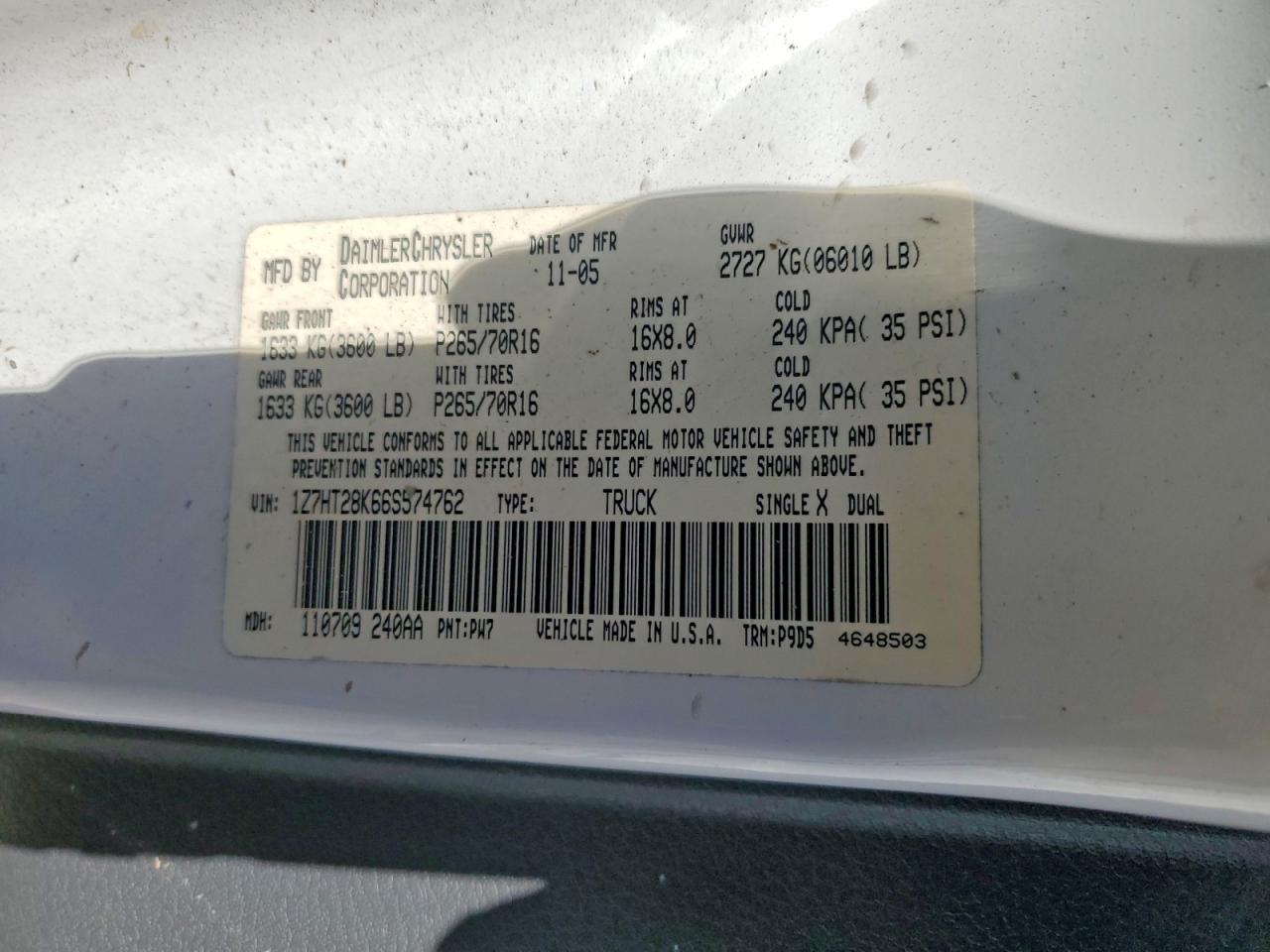 2006 Mitsubishi Raider LS