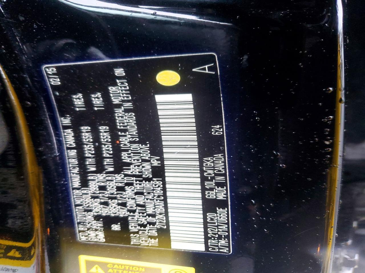 2015 Lexus Rx 350 Base