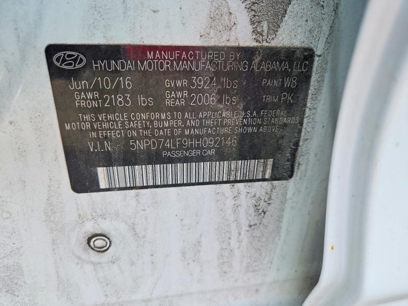 2017 Hyundai Elantra se