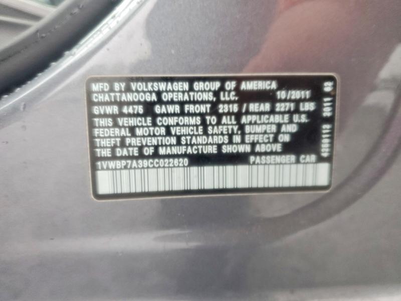 2012 Volkswagen Passat se