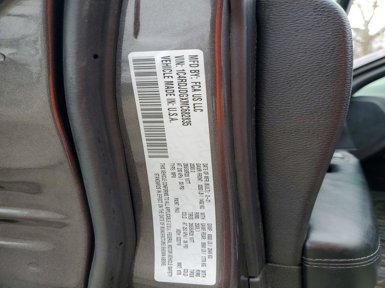 2021 Dodge Durango gt
