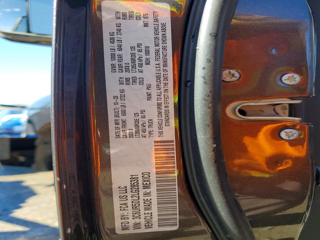 2020 Dodge Ram 2500 big Horn