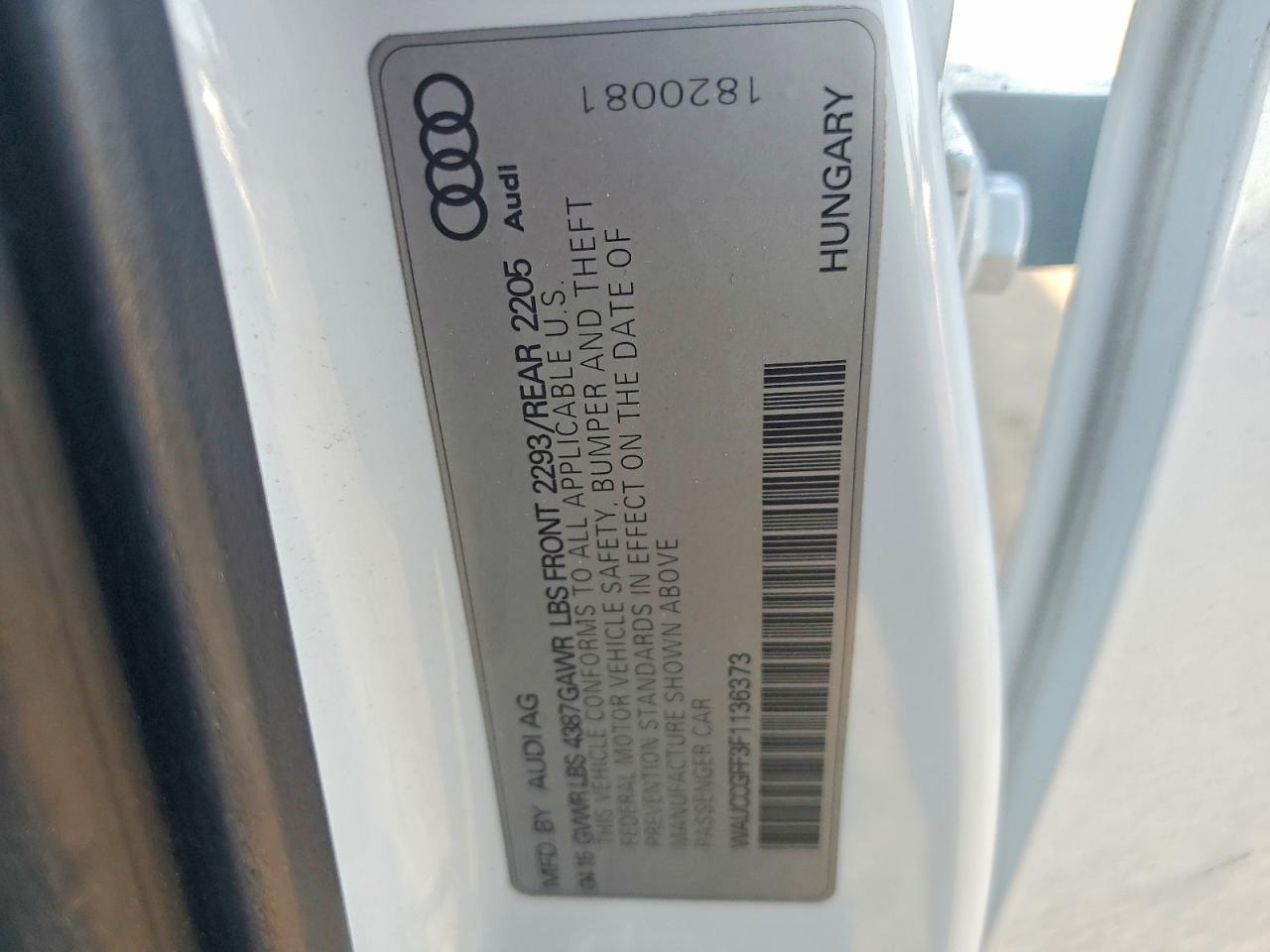 2015 Audi A3 Premium Plus