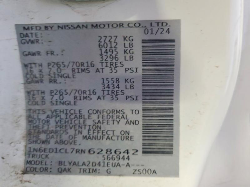 2024 Nissan Frontier s