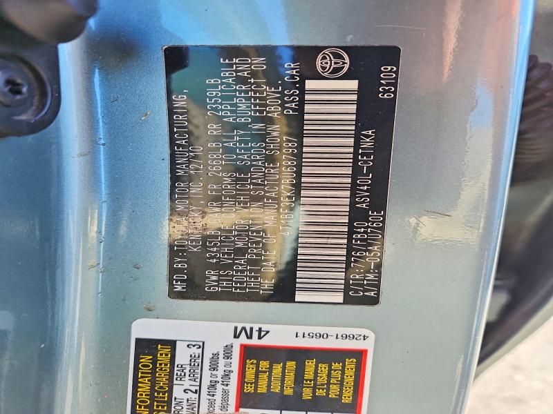 2011 Toyota Camry le