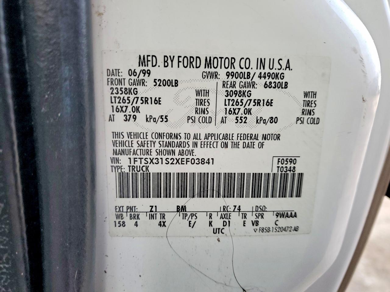 1999 Ford F350 SRW Super Duty