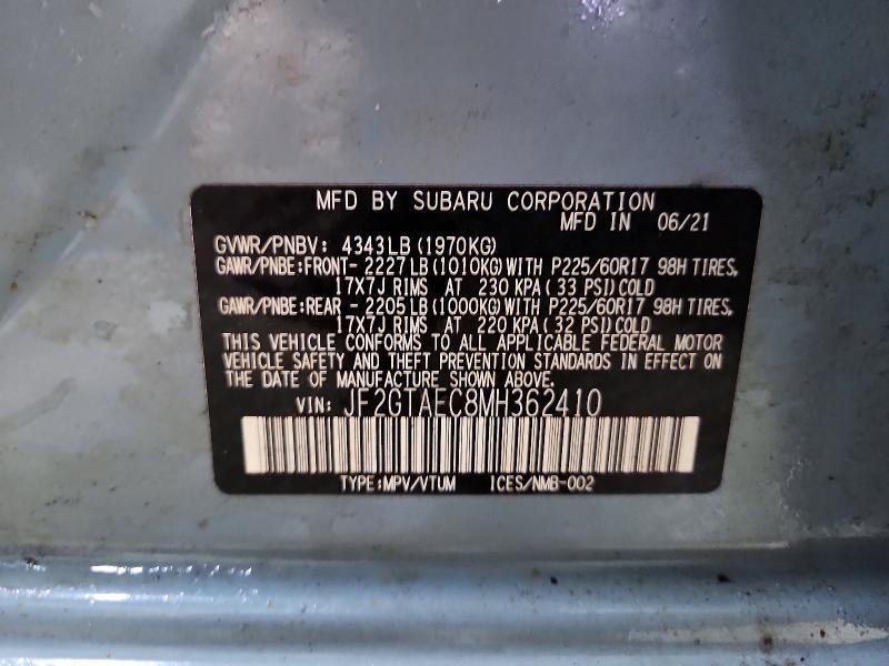 2021 Subaru Crosstrek Premium