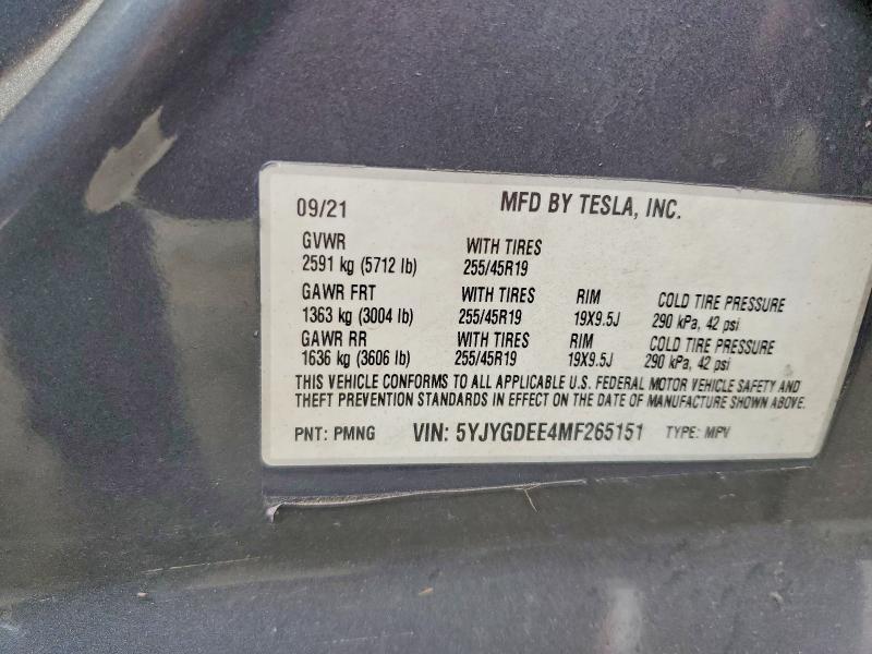 2021 Tesla Model y