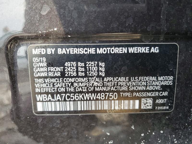 2019 BMW 530 xi