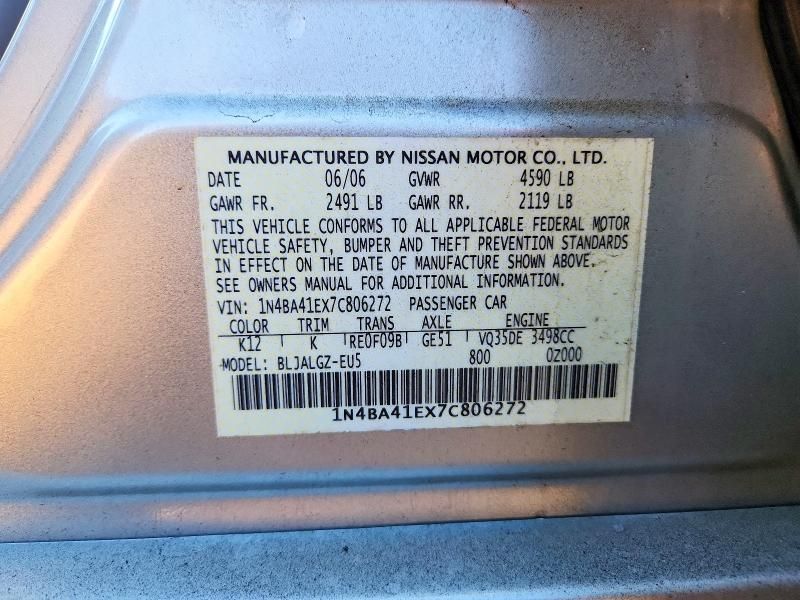 2007 Nissan Maxima se