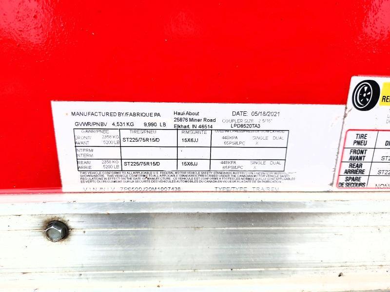 2021 Haul-About Enclosed Cargo Trailer