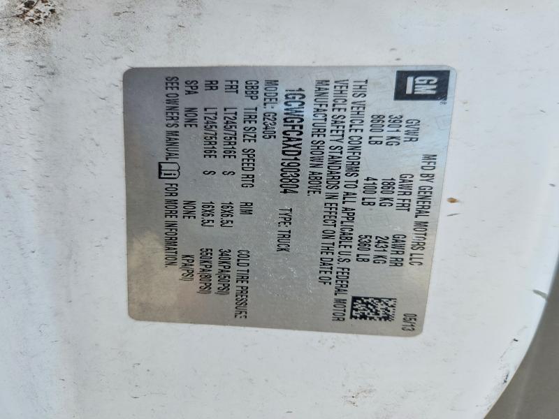 2013 Chev Rolet Express 2500 Cargo Utility / Service van