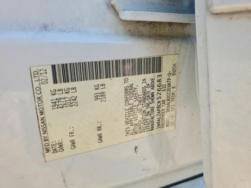 2012 Nissan Altima Base