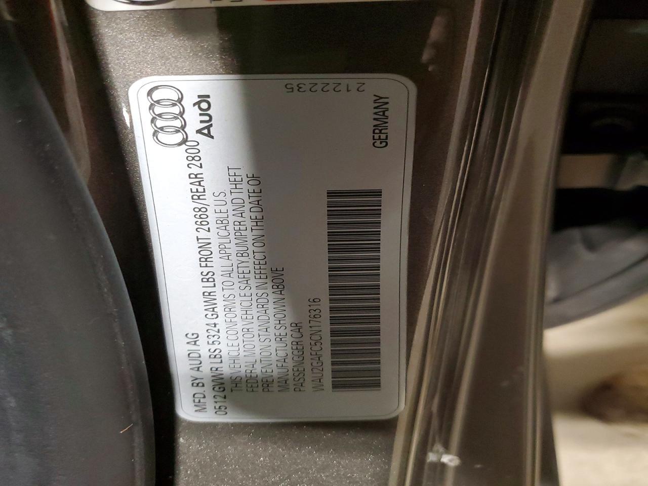 2012 Audi A7 Prestige
