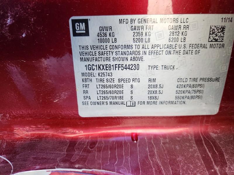 2015 Chevrolet Silverado K2500 High Country