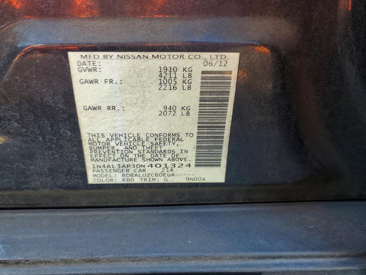 2013 Nissan Altima 2.5