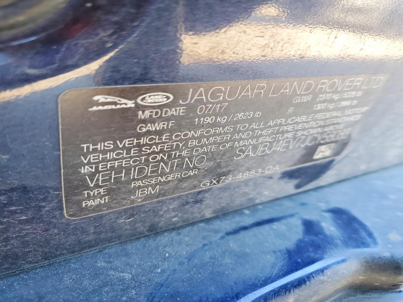 2018 Jaguar Xf Premium
