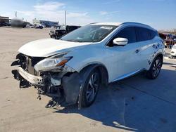 Nissan Murano Vehiculos salvage en venta: 2017 Nissan Murano pla