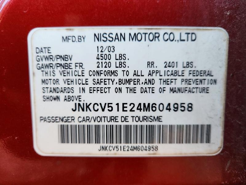 2004 Infiniti G35