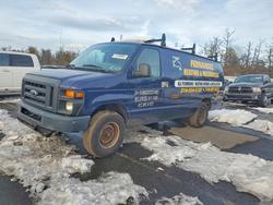 Salvage trucks for sale at Brookhaven, NY auction: 2013 Ford E350 Utility / Service Van