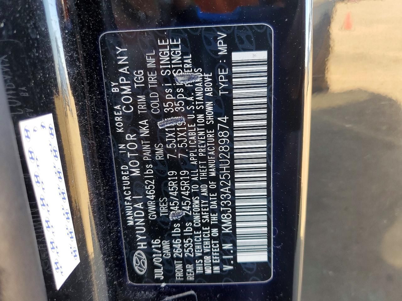 2017 Hyundai Tucson Limited