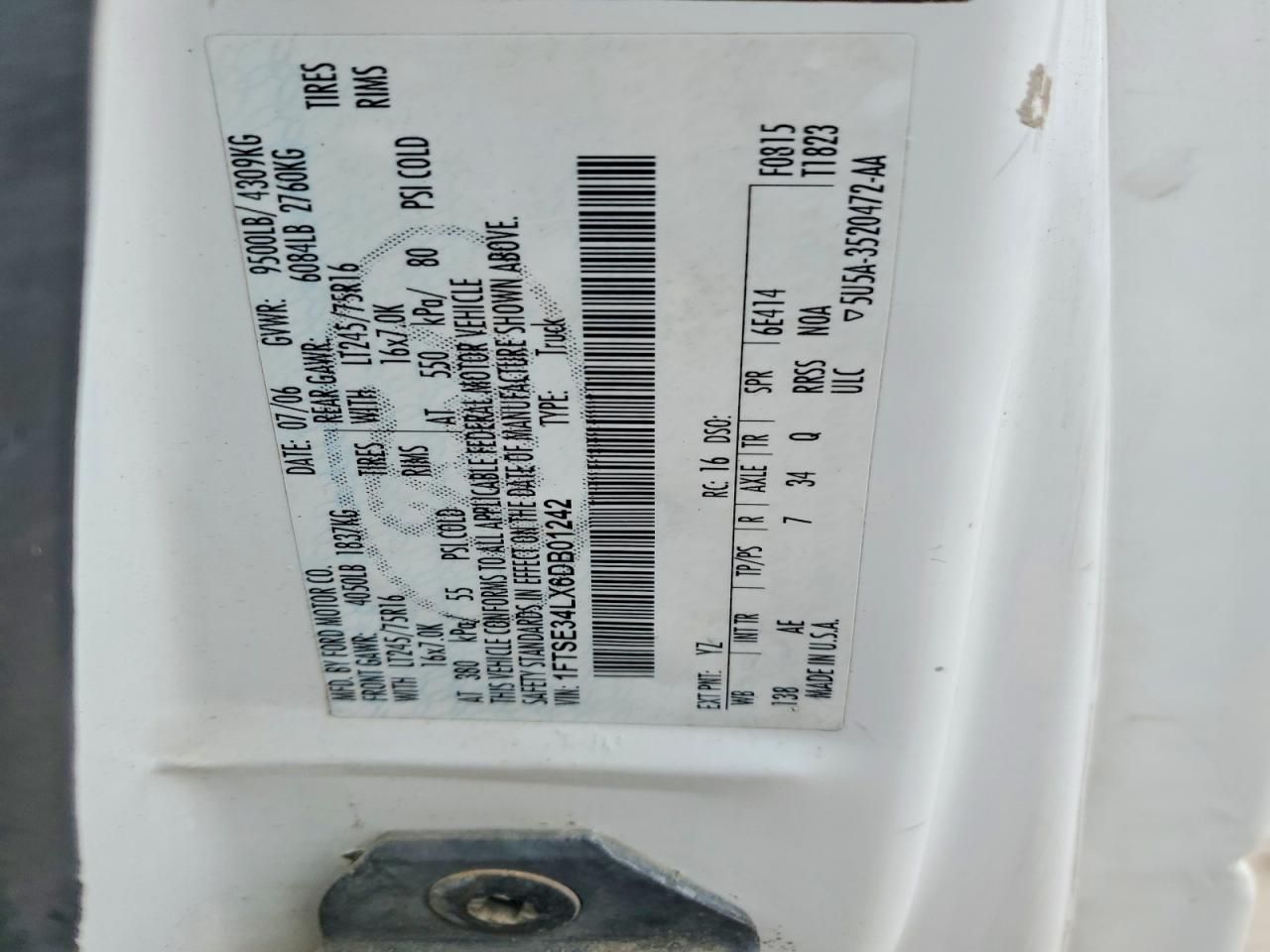 2006 Ford Econoline E350 Super Duty Van