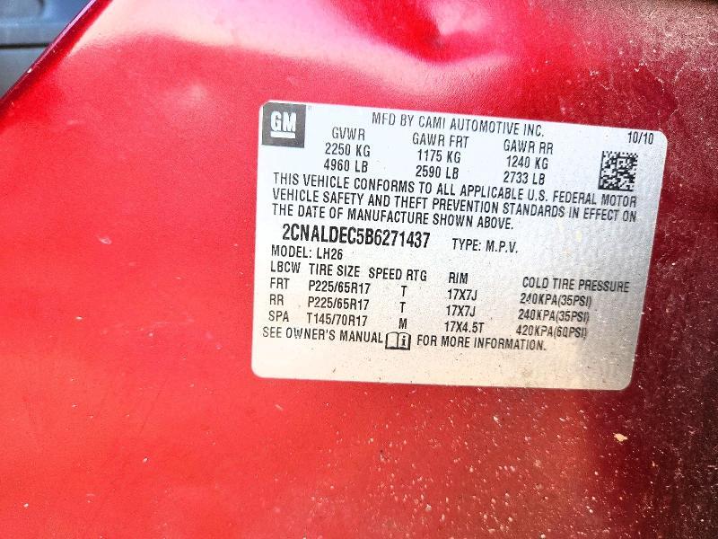 2011 Chevrolet Equinox lt