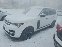 Land Rover salvage cars for sale: 2017 Land Rover Range Rover hse