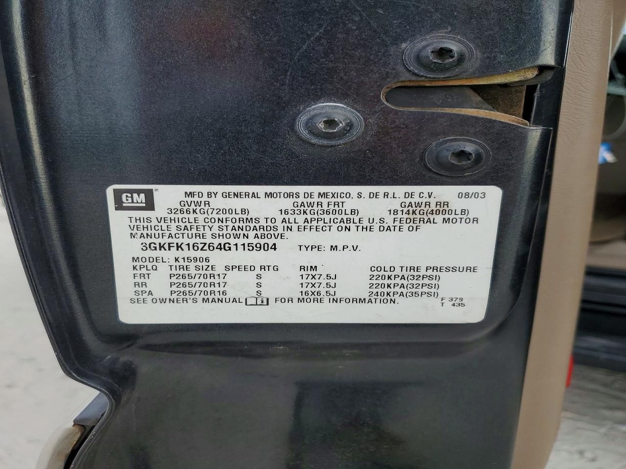 2004 GMC Yukon xl K1500