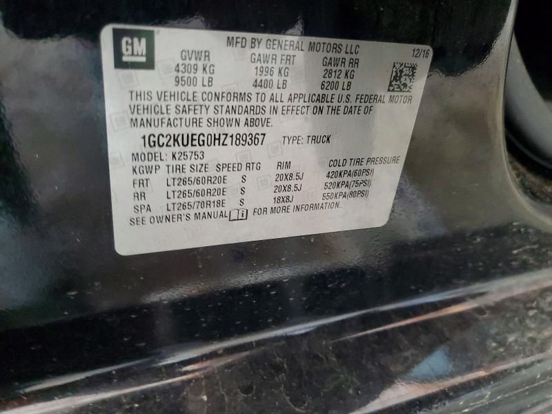 2017 Chevrolet Silverado K2500 Heavy Duty