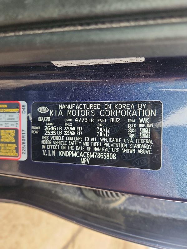 2021 KIA Sportage lx