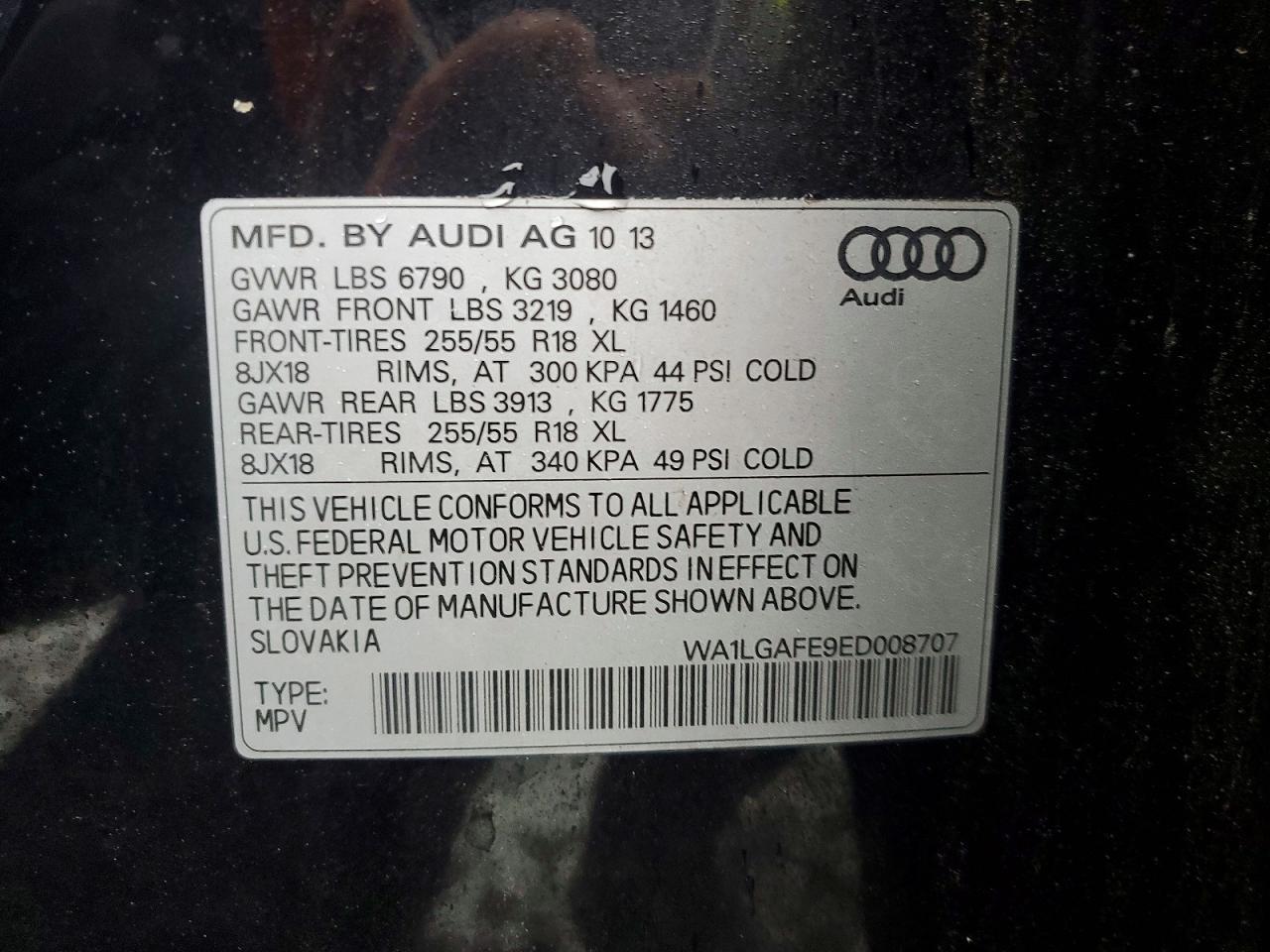 2014 Audi Q7 Premium Plus