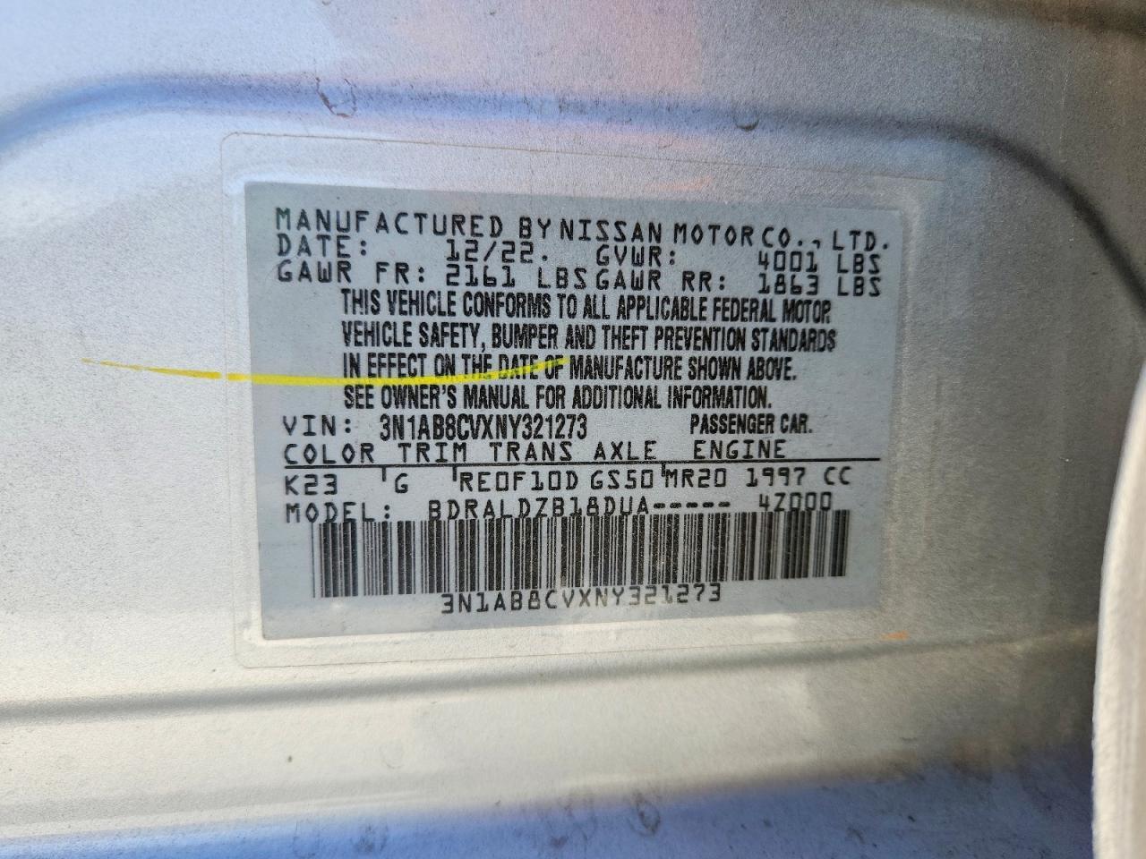 2022 Nissan Sentra sv