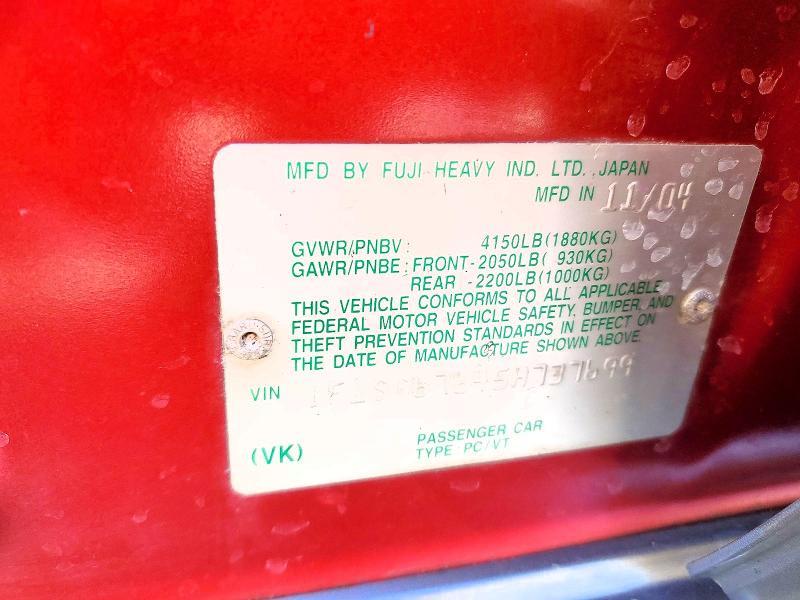 2005 Subaru Forester 2.5xs ll Bean
