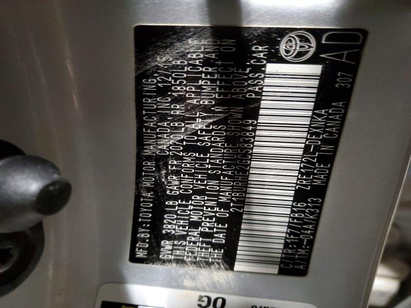 2016 Toyota Corolla l